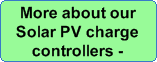 Solar PV charge controllers - regulators